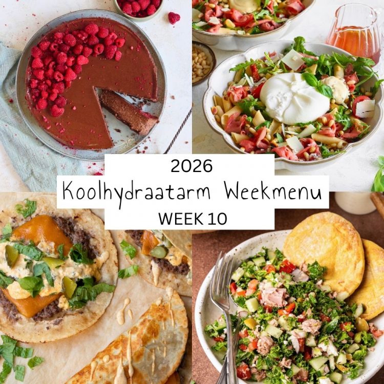 4 maaltijden uit weekmenu 10 van Lowcarbchef