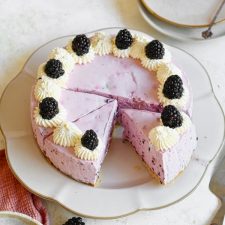 Koolhydraatarme bramen cheesecake