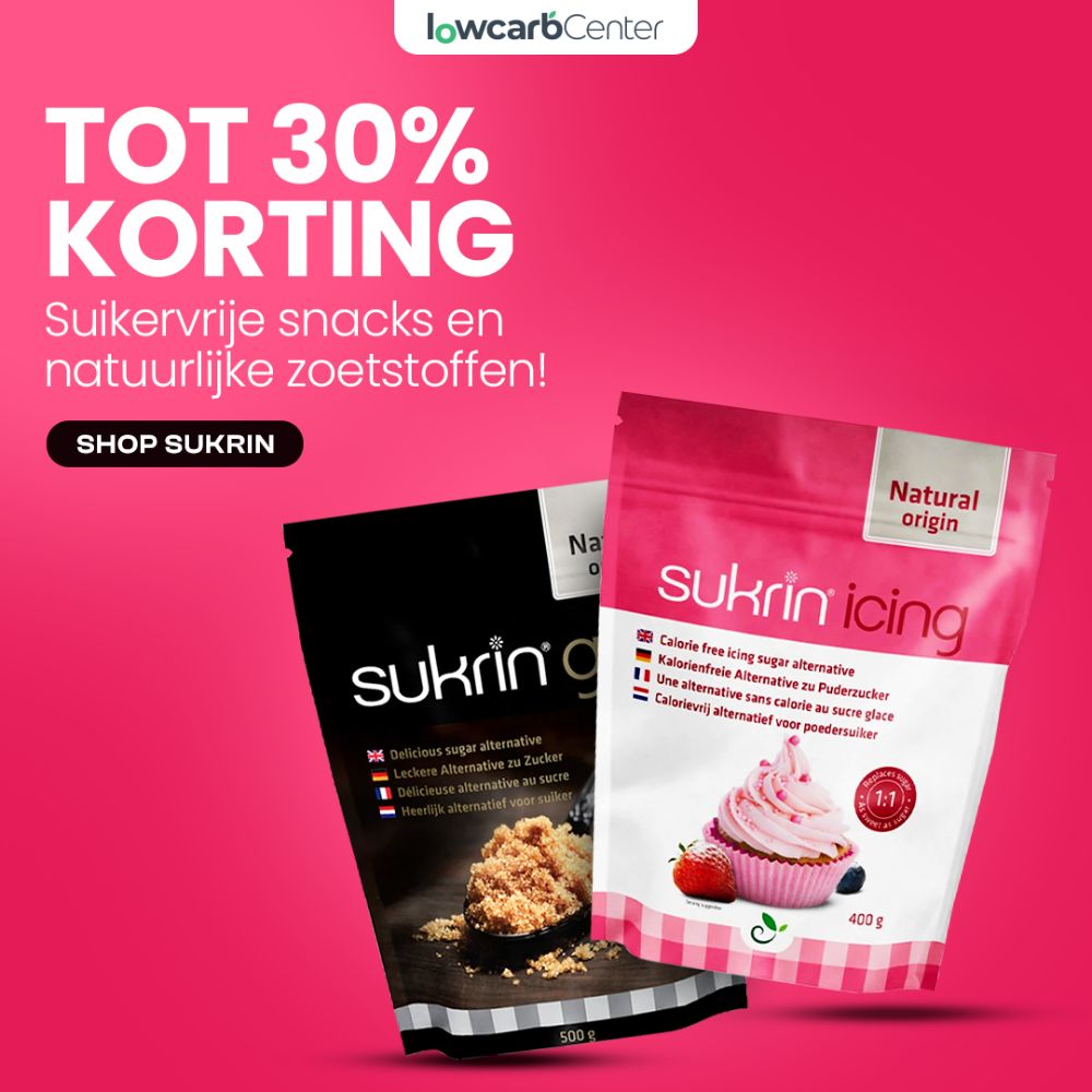 Sukrin in de aanbieding bij Lowcarbcenter
