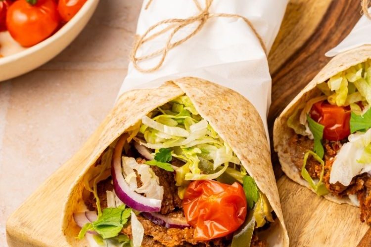 Koolhydraatarme kebab uit de oven