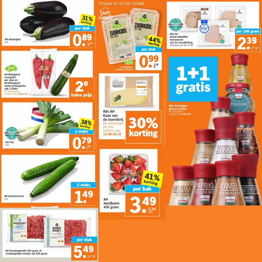 Aanbiedingen Albert Heijn Week 9