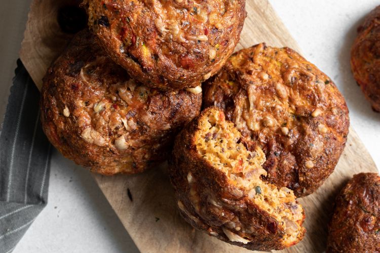 Koolhydraatarme groentebroodjes