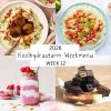 4 voorbeeldmaaltijden uit weekmenu week 12