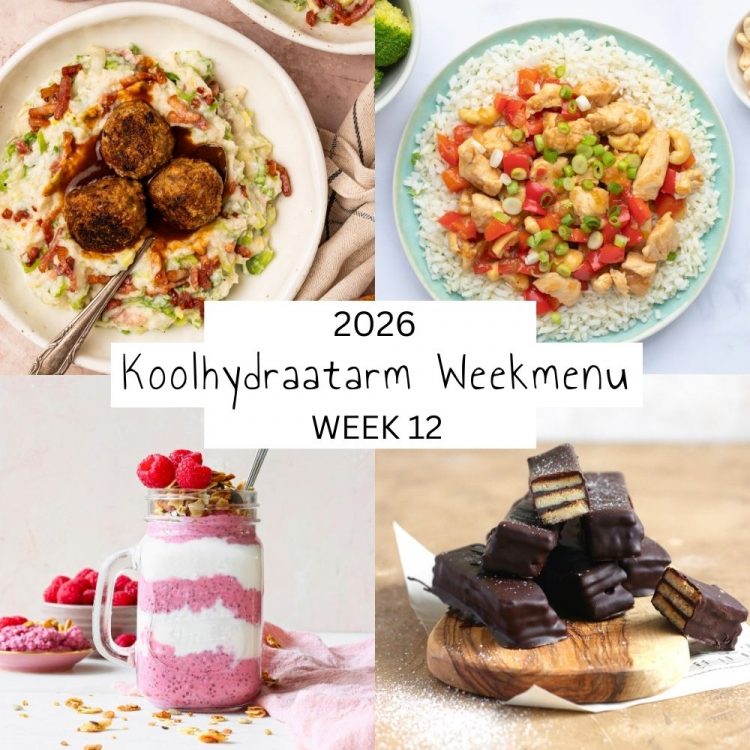 4 voorbeeldmaaltijden uit weekmenu week 12