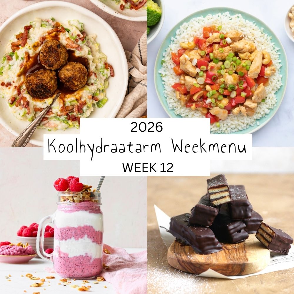 4 voorbeeldmaaltijden uit weekmenu week 12