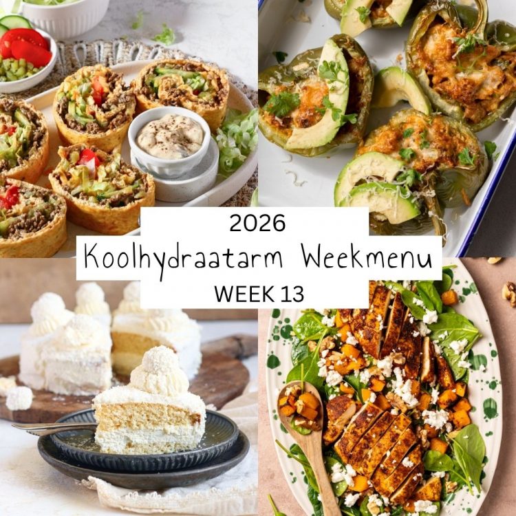4 voorbeeldmaaltijden uit weekmenu week 13 Lowcarbchef