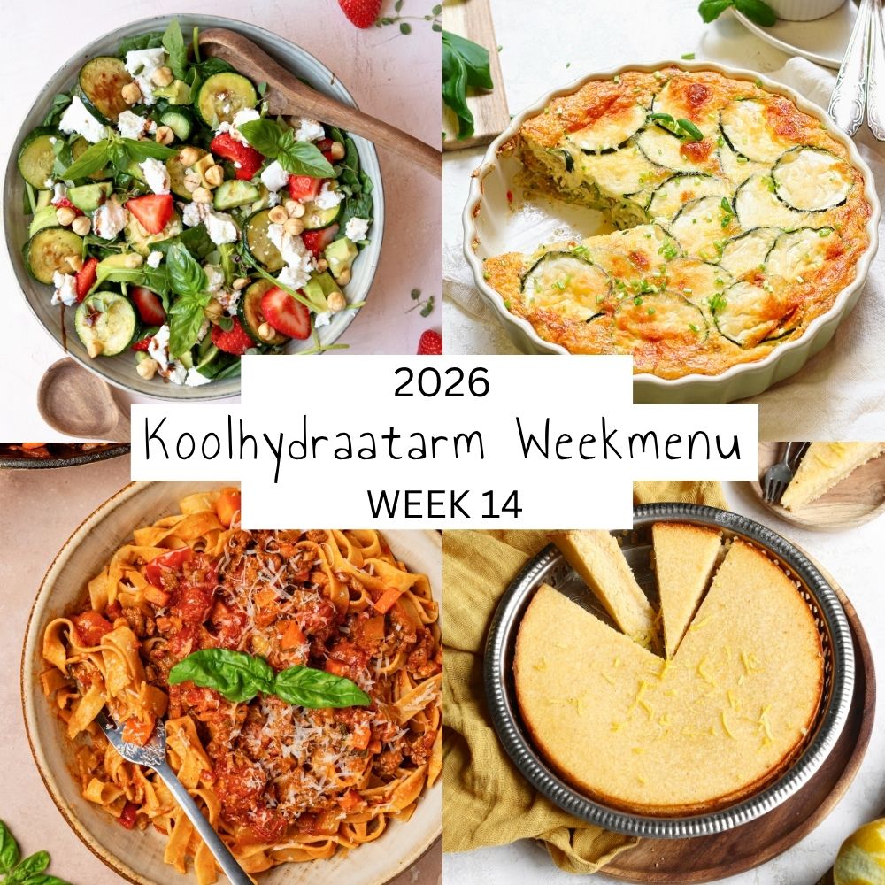 4 voorbeeldmaaltijden uit weekmenu 14