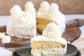 Koolhydraatarme raffaello taart