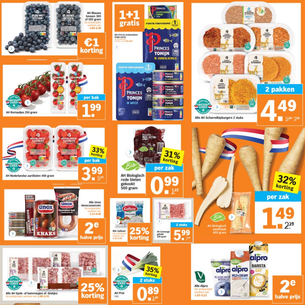 Aanbiedingen Albert Heijn Week 15