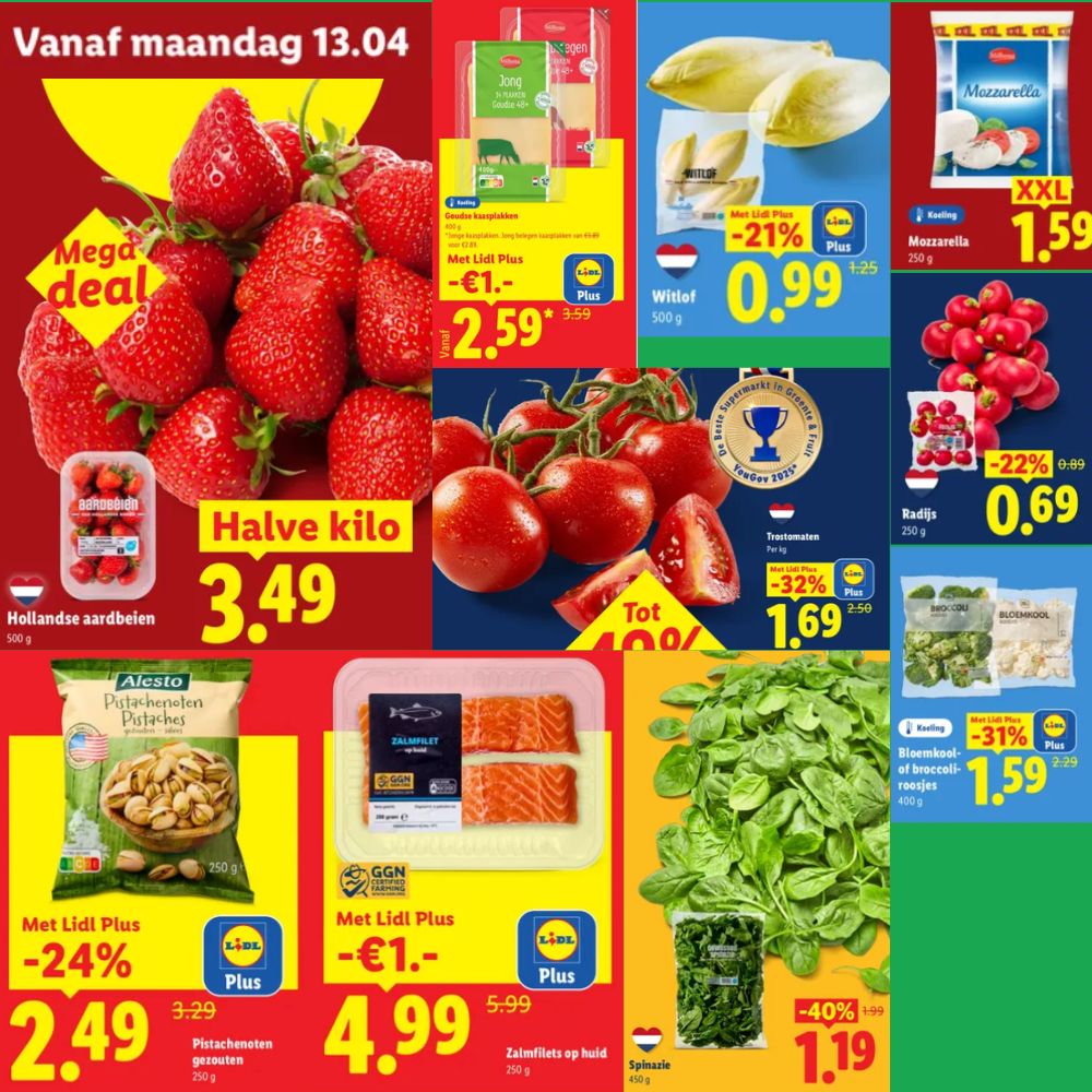 Aanbiedingen bij de Lidl in week 16.
