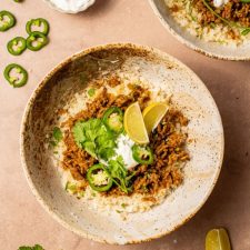 Indiase curry gehakt met bloemkoolrijst