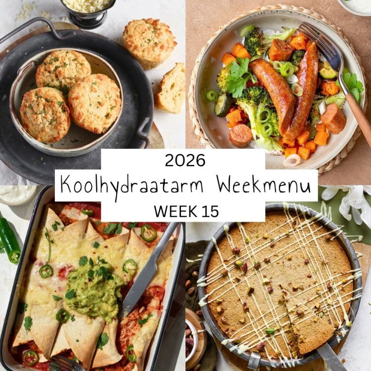 4 voorbeeldmaaltijden uit weekmenu week 15