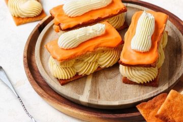 Koolhydraatarme oranje tompouce