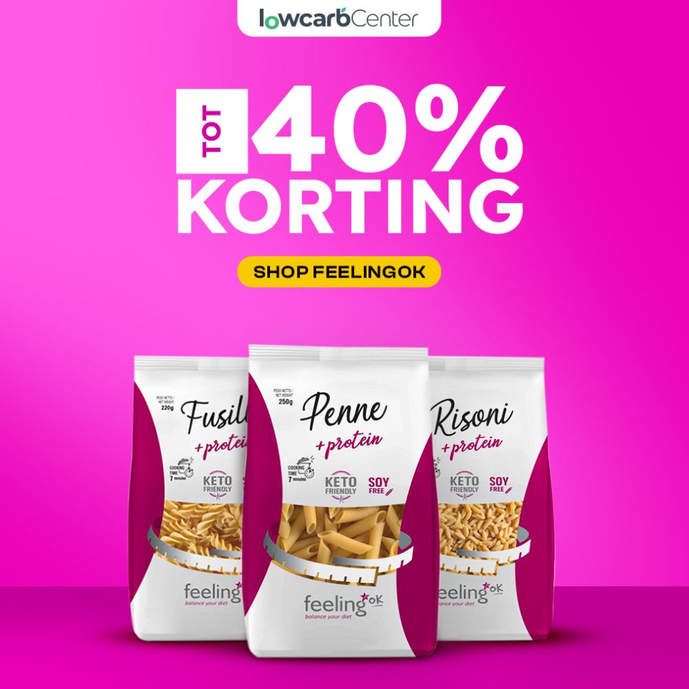 FeelingOK koolhydraatarme pasta in de aanbieding!