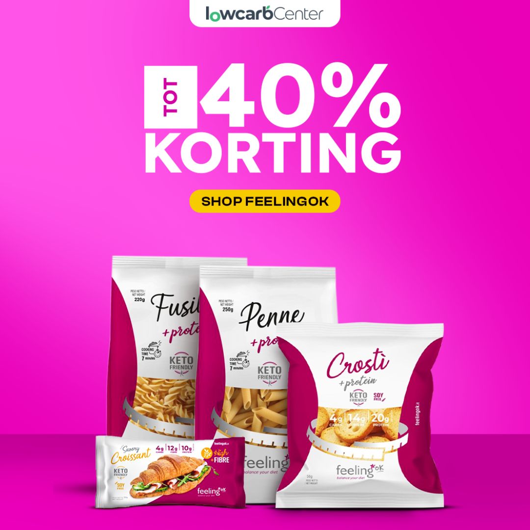 Korting op FeelingOK bij Lowcarbcenter