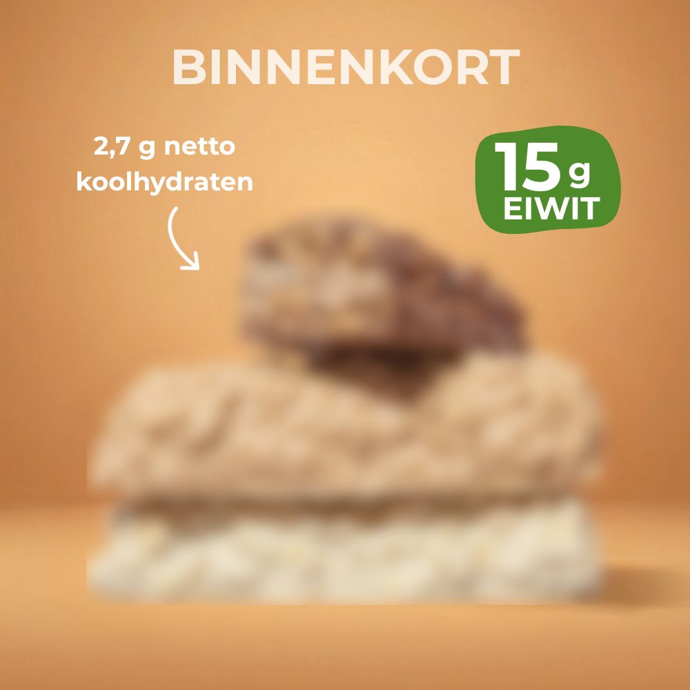 Binnenkort verkrijgbaar Crunchy Keto Bars van Lowcarbchef