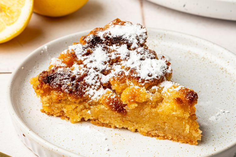 Koolhydraatarme lemon curd cake