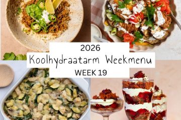 4 maaltijden uit weekmenu 19 van Lowcarbchef