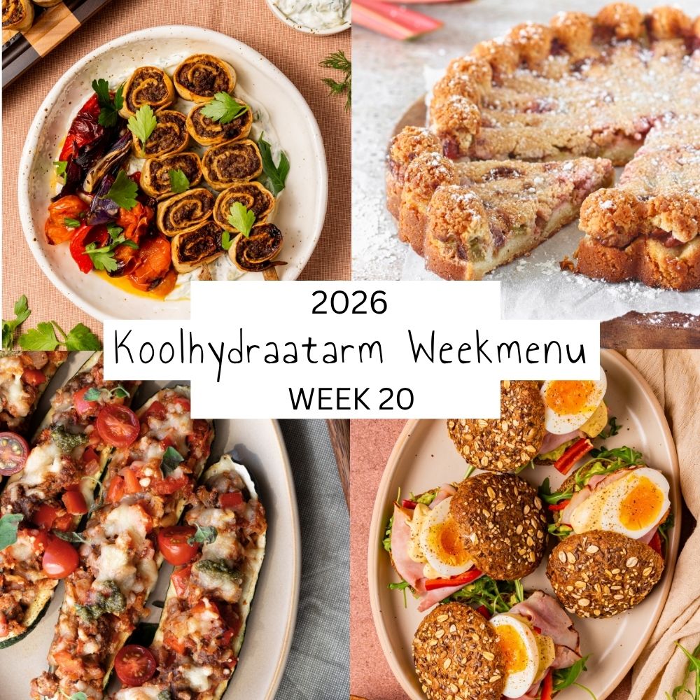 Koolhydraatarm weekmenu week 20