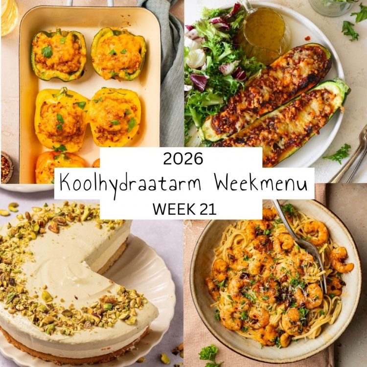 4 voorbeeldmaaltijden uit weekmenu 21