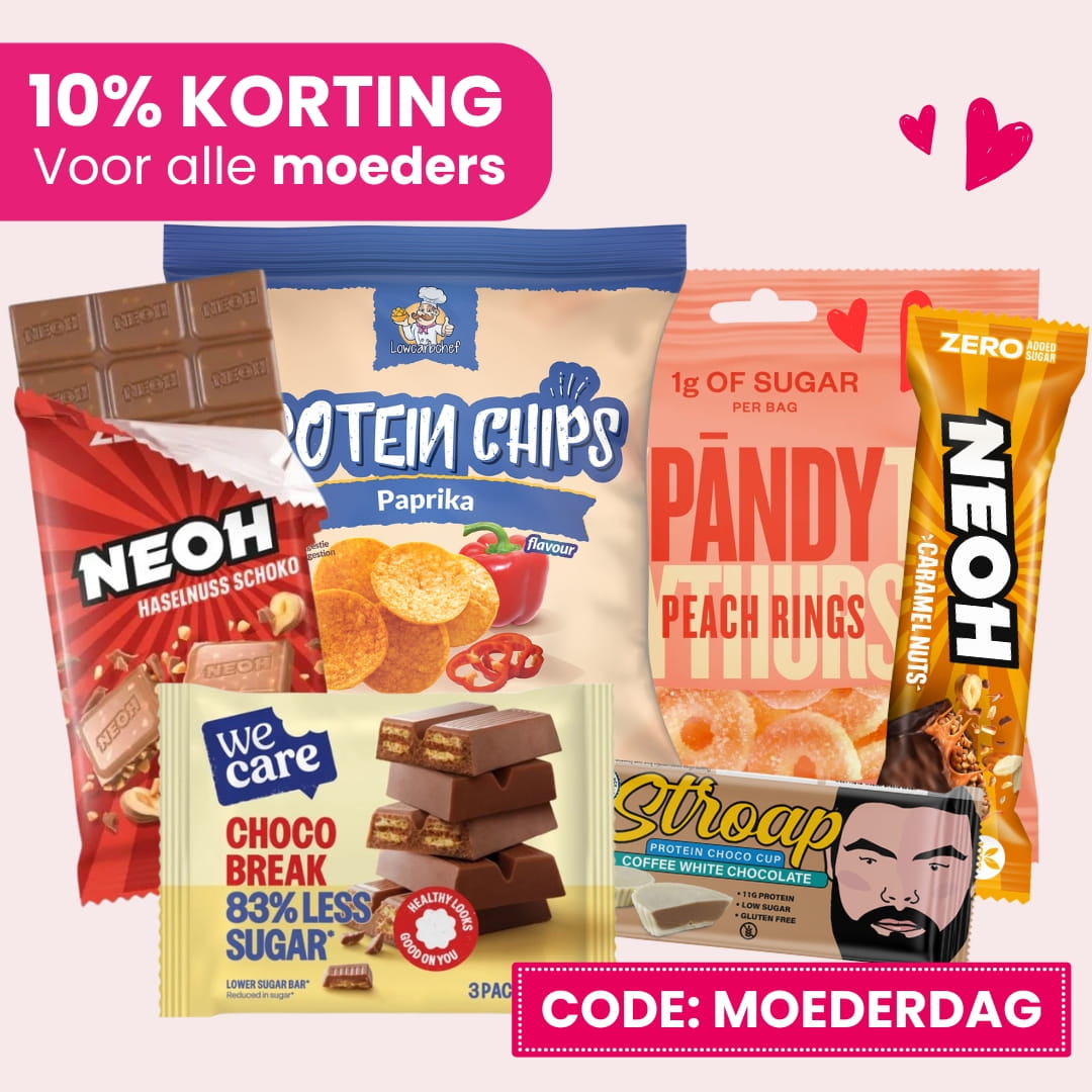 Moederdag korting bij Lowcarbcenter