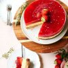 Koolhydraatarme aardbeien-custardtaart