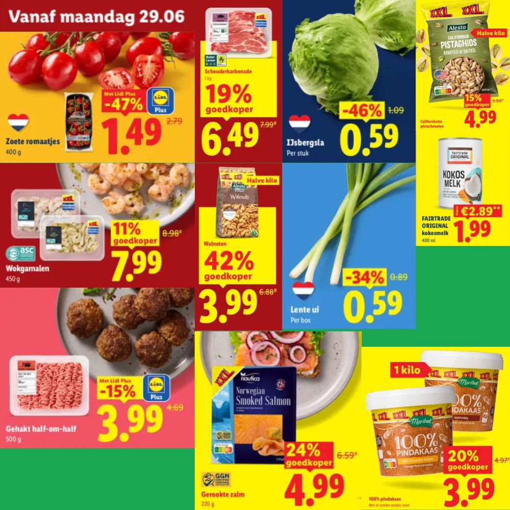 Koolhydraatarme producten in de aanbieding bij Lidl in Week 27