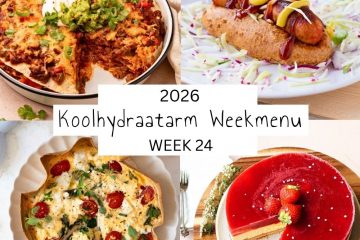 4 voorbeeldmaaltijden uit koolhydraatarm weekmenu 24