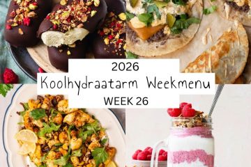 4 koolhydraatarme maaltijden uit weekmenu 26