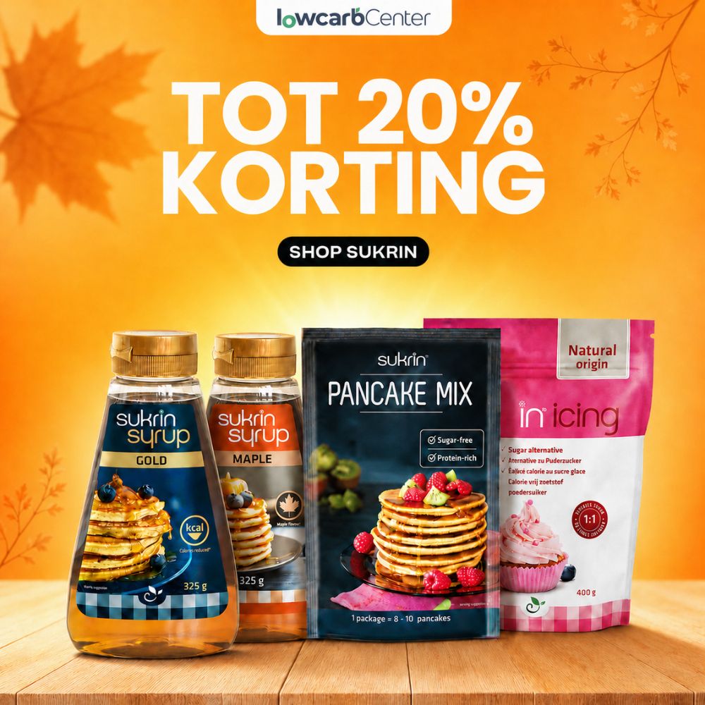 Sukrin in de aanbieding bij Lowcarbcenter