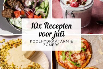 10x koolhydraatarme recepten voor juli