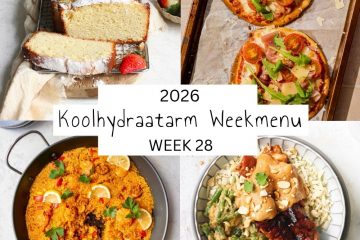 4 maaltijden uit weekmenu 28 van Lowcarbchef