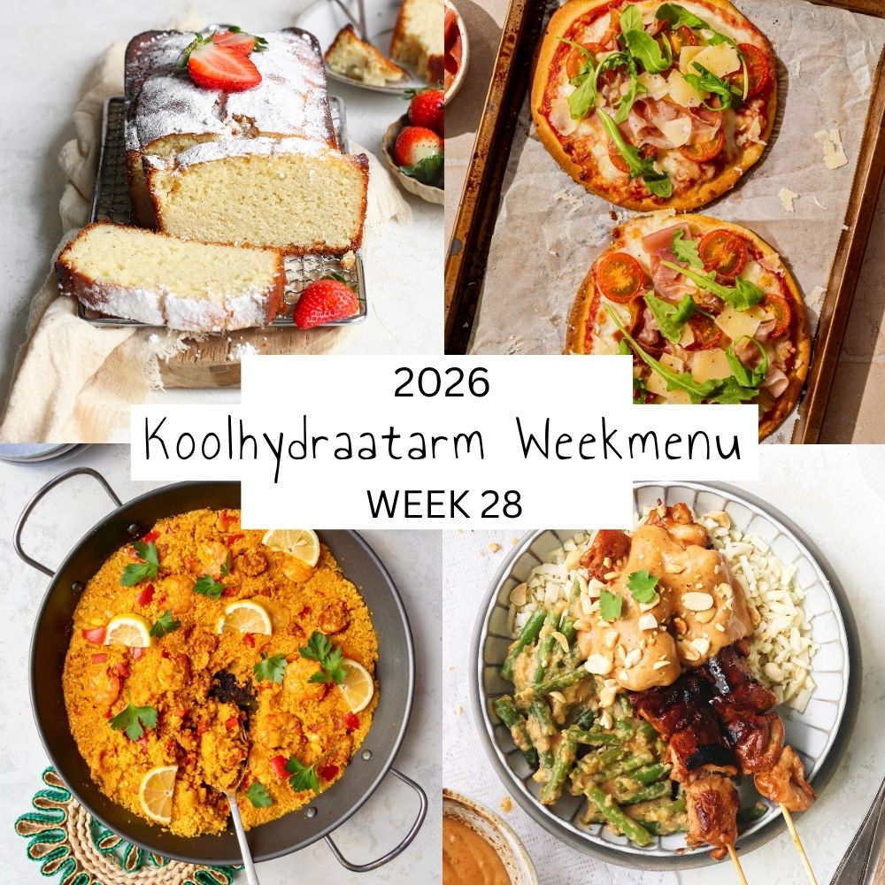 4 maaltijden uit weekmenu 28 van Lowcarbchef