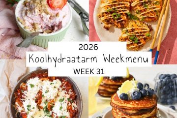 4 voorbeeldmaaltijden uit weekmenu 31