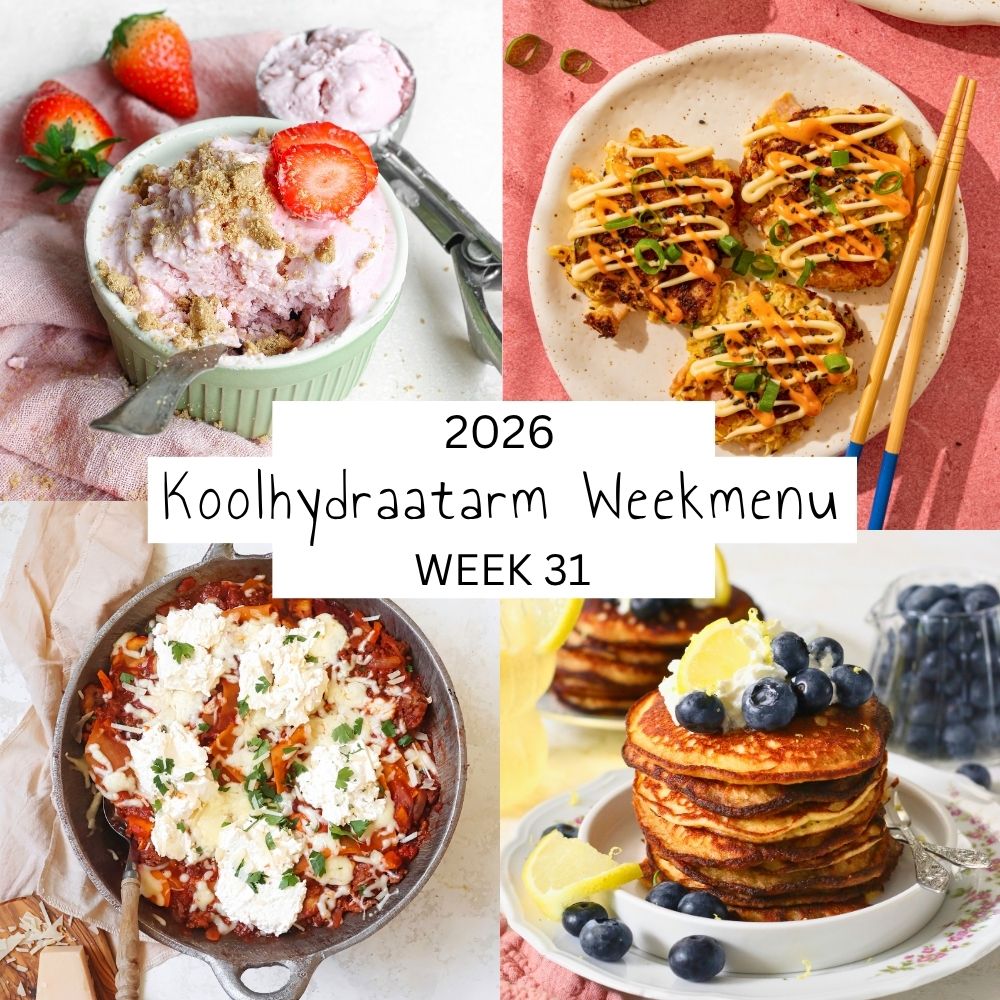 4 voorbeeldmaaltijden uit weekmenu 31