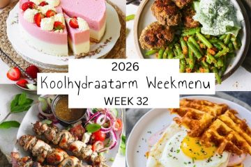 Koolhydraatarm weekmenu week 32