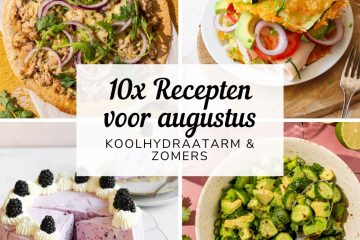 4 voorbeeldrecepten uit de reeks 10 recepten voor augustus.