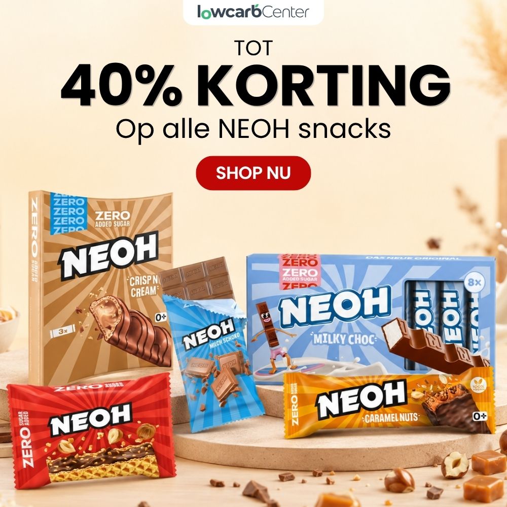 Tot 40% Korting op NEOH snacks bij Lowcarbcenter