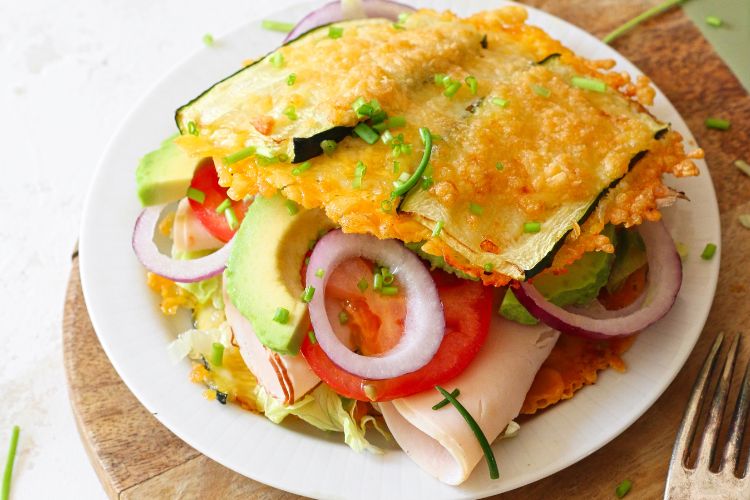 Courgettebroodjes met beleg
