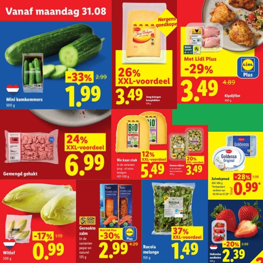 Koolhydraatarme producten in de aanbieding bij Lidl in week 36