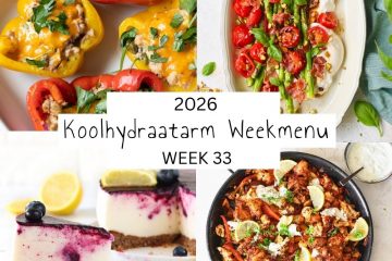 4 voorbeeldmaaltijden uit weekmenu 33