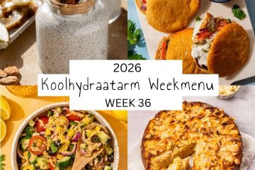 4 maaltijden uit Lowcarbchef weekmenu week 36