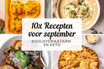 10x koolhydraatarme recepten voor september