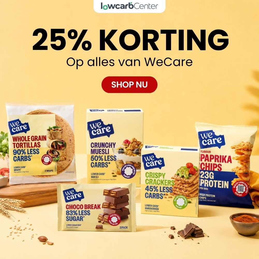 Korting op WeCare bij Lowcarbcenter
