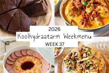 4 voorbeeldmaaltijden uit weekmenu 37