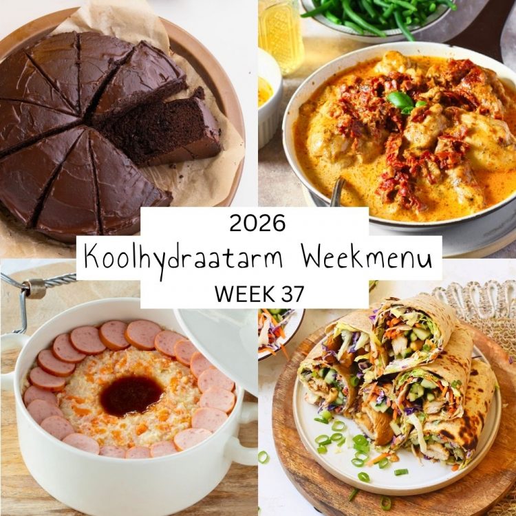 4 voorbeeldmaaltijden uit weekmenu 37