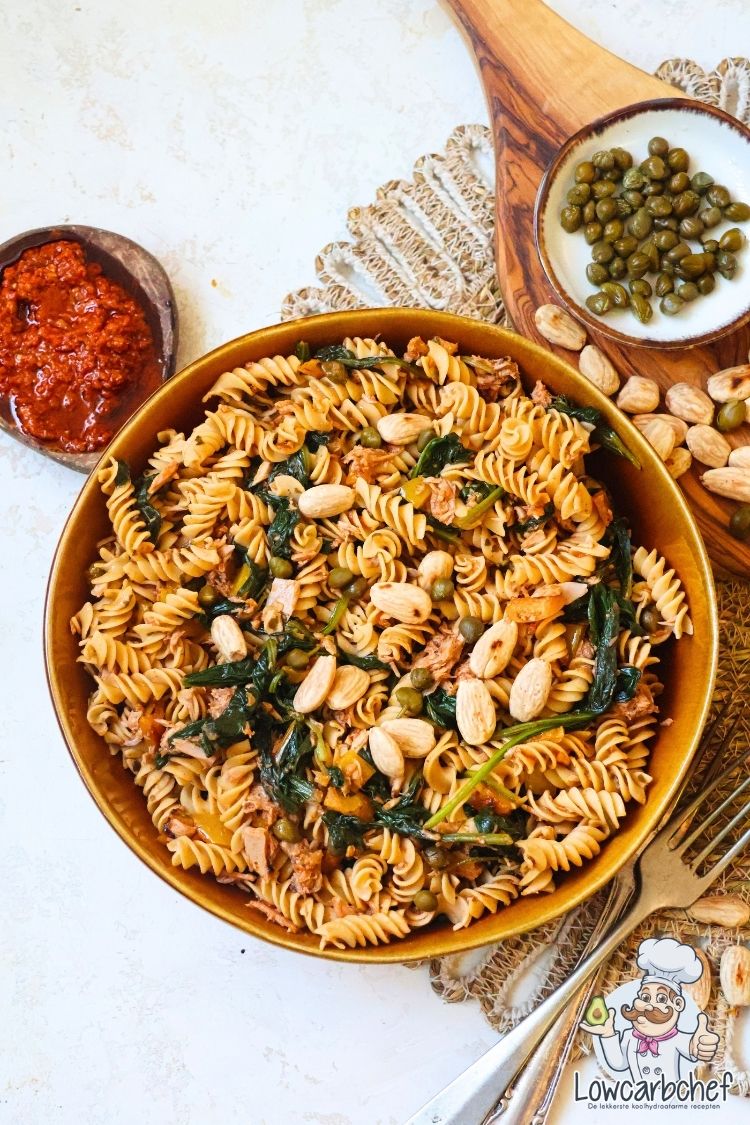 Snelle pasta met tonijn