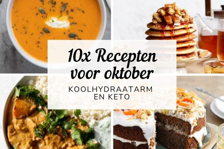 Koolhydraatarme recepten van de maand – oktober