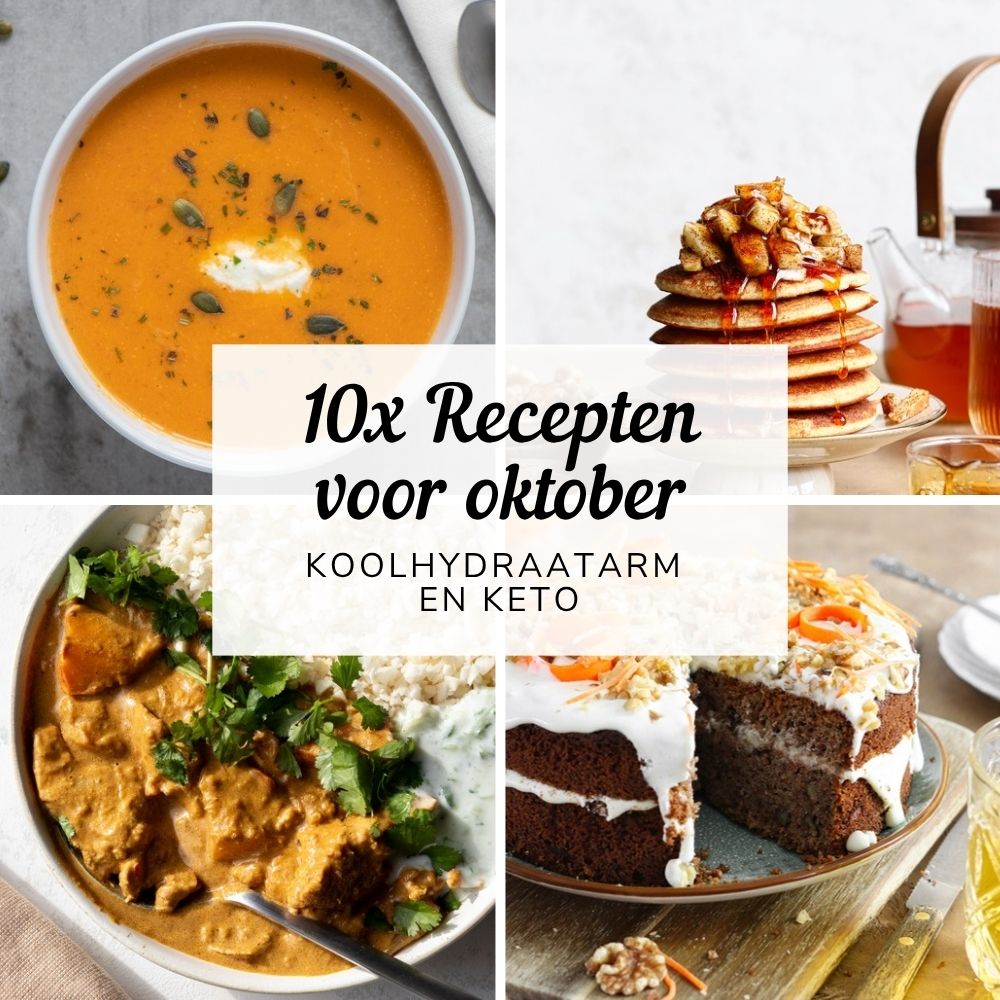 10x koolhydraatarme recepten voor oktober