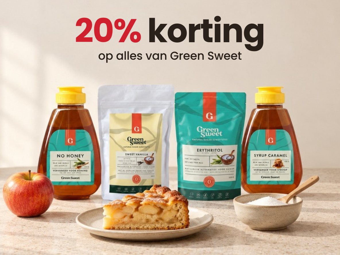20% korting op Green Sweet